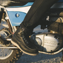 Load image into Gallery viewer, The Slim Jean in Shuttle Loomed Italian Selvage Black Denim