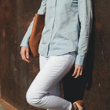Load image into Gallery viewer, The Caroline in Light Blue Chambray