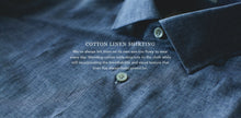 Load image into Gallery viewer, The Hyde in Indigo Cotton and Linen