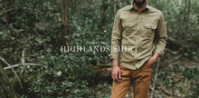 Load image into Gallery viewer, Khaki Twill Highlands Shirt