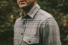 Load image into Gallery viewer, The Crater Shirt in Ash Plaid