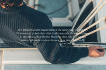 Load image into Gallery viewer, The Whaler Sweater in Navy