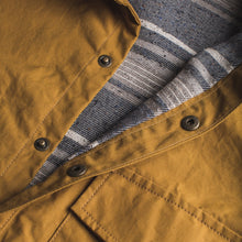 Load image into Gallery viewer, The Chore Jacket in Mustard Dry Wax Canvas
