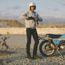 Load image into Gallery viewer, The Slim Jean in Shuttle Loomed Italian Selvage Black Denim
