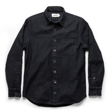 Load image into Gallery viewer, The Mechanic Shirt in Black Reverse Sateen
