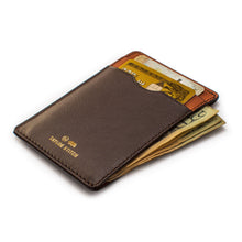 Load image into Gallery viewer, The Minimalist Wallet in Brown
