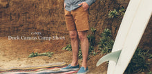 Load image into Gallery viewer, Camel Duck Canvas Camp Shorts
