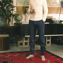 Load image into Gallery viewer, Sea Washed Indigo Fleece Sweatpants
