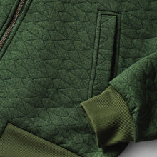 Load image into Gallery viewer, The Inverness Bomber in Olive Knit Quilt

