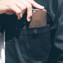 Load image into Gallery viewer, The Long Haul Jacket in Yoshiwa Mills Black Selvage
