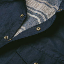 Load image into Gallery viewer, The Chore Jacket in Navy Dry Wax Canvas

