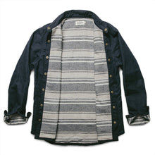 Load image into Gallery viewer, The Chore Jacket in Navy Dry Wax Canvas
