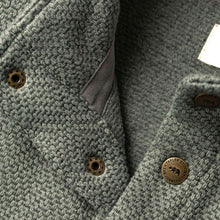 Load image into Gallery viewer, The Pack Pullover in Slate Grid Fleece
