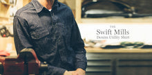 Load image into Gallery viewer, The Utility Shirt in Swift Mills Denim
