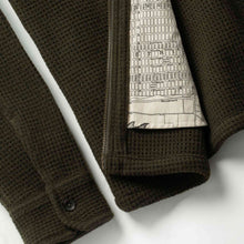 Load image into Gallery viewer, The Coit Jacket in Olive Waffle
