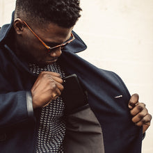 Load image into Gallery viewer, The Mendocino Peacoat in Navy Melton Wool
