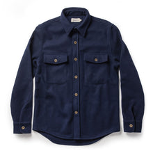 Load image into Gallery viewer, The Explorer Shirt in Navy Boiled Wool
