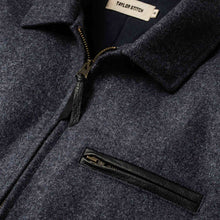Load image into Gallery viewer, The Monterey Bomber in Navy Wool
