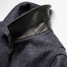 Load image into Gallery viewer, The Monterey Bomber in Navy Wool
