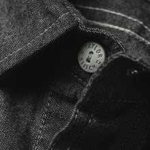Load image into Gallery viewer, The Short Sleeve Popover in Charcoal Chambray
