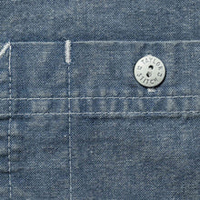 Load image into Gallery viewer, The Short Sleeve Popover in Blue Chambray
