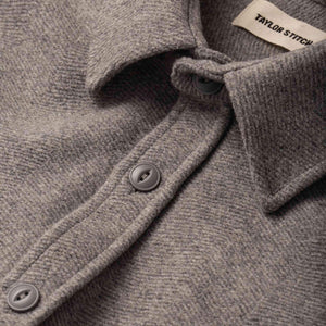 The Maritime Shirt Jacket in Heather Ash Wave