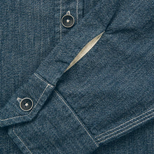 Load image into Gallery viewer, The Utility Shirt in Indigo Salt &amp; Pepper Chambray
