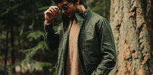 Load image into Gallery viewer, The Harris Jacket in Forest Dry Wax
