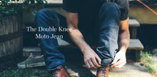 Load image into Gallery viewer, The Double Knee Moto Jean
