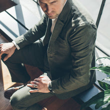 Load image into Gallery viewer, The Telegraph Jacket in Olive
