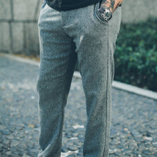 Load image into Gallery viewer, The Telegraph Trouser in Ash Tweed Herringbone
