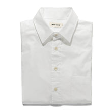Load image into Gallery viewer, The Short Sleeve California in White Poplin
