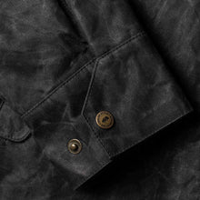 Load image into Gallery viewer, The Winslow Parka in Slate Wax Canvas
