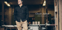 Load image into Gallery viewer, The Chore Jacket in Black Ripstop Canvas
