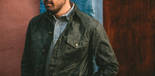 Load image into Gallery viewer, The Project Jacket in Olive Beeswaxed Canvas
