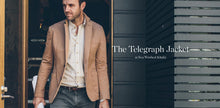 Load image into Gallery viewer, The Telegraph Jacket in Sea Washed Khaki
