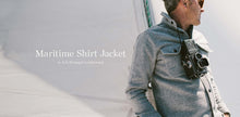 Load image into Gallery viewer, The Maritime Shirt Jacket in Ash Donegal Lambswool
