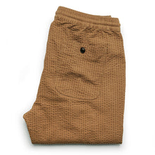 Load image into Gallery viewer, The Après Pant in British Khaki Seersucker
