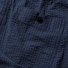 Load image into Gallery viewer, The Après Pant in Navy Seersucker
