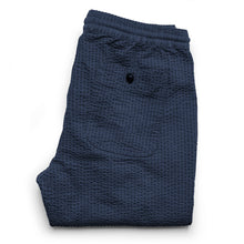 Load image into Gallery viewer, The Après Pant in Navy Seersucker
