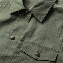 Load image into Gallery viewer, The Lombardi Jacket in Olive Dry Wax
