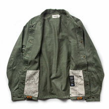 Load image into Gallery viewer, The Lombardi Jacket in Olive Dry Wax
