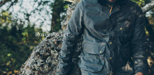 Load image into Gallery viewer, The Rover Jacket in Slate Waxed Canvas
