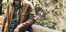 Load image into Gallery viewer, The Rover Jacket in Field Tan Waxed Canvas
