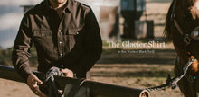 Load image into Gallery viewer, The Glacier Shirt in Sea Washed Black Twill
